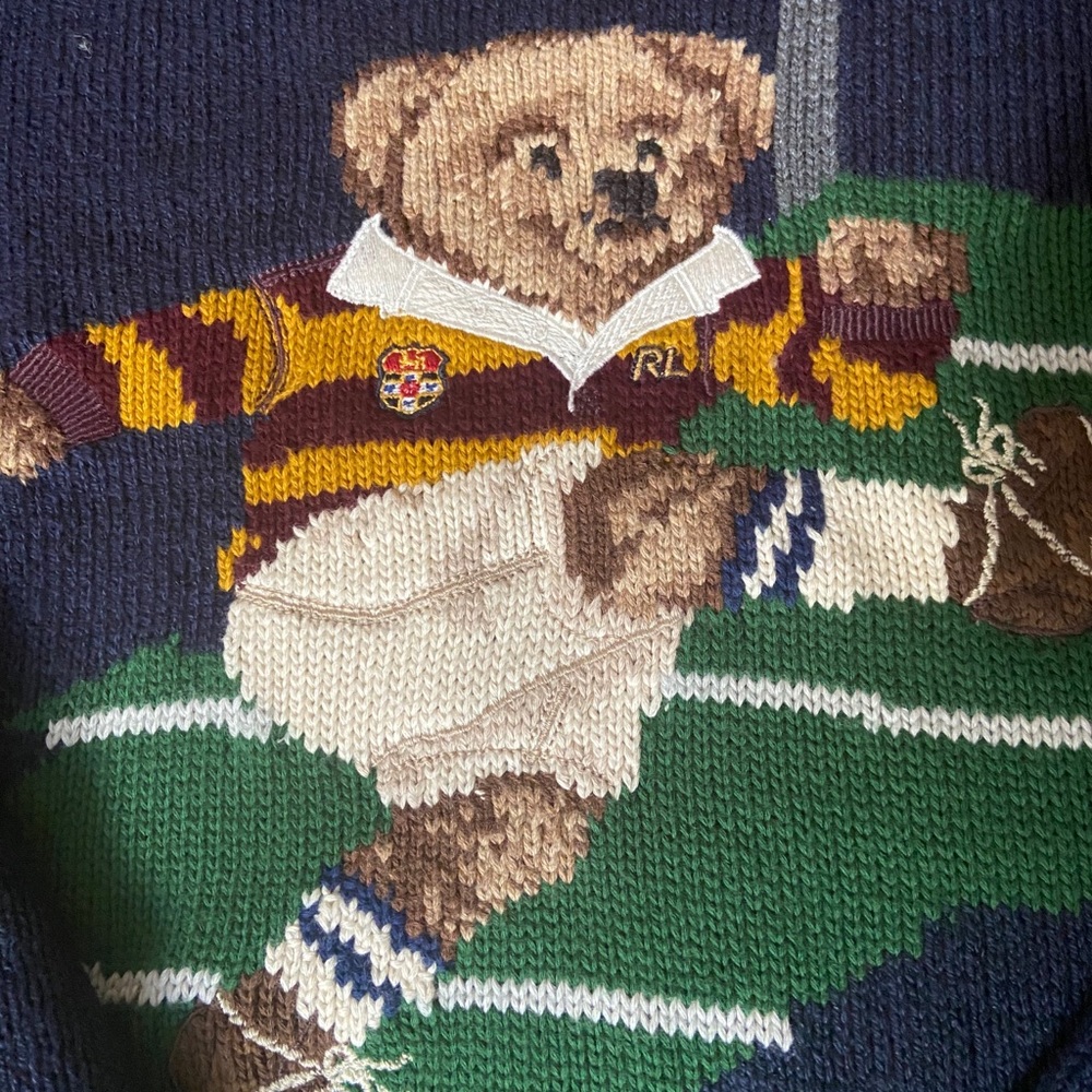 Ralph Lauren, Polo Bear Football Sweater, XL